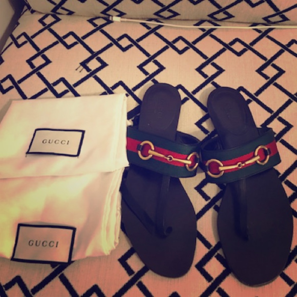 Gucci flip flops